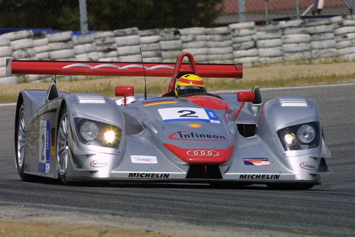 Frank Biela in the Infineon Audi R8 #2
