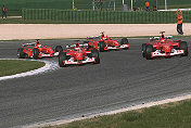 Left to right, Badoer, Barchiello, Burti & Schumacher