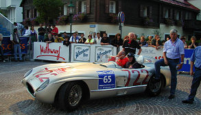 Mercedes 300 SRL driven by John Surtees