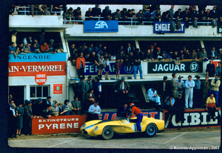 250 TR Spyder Scaglietti s/n 0722 - '58 June 22, 24h Le Mans driven by Gomez-Mena and Drogo #17