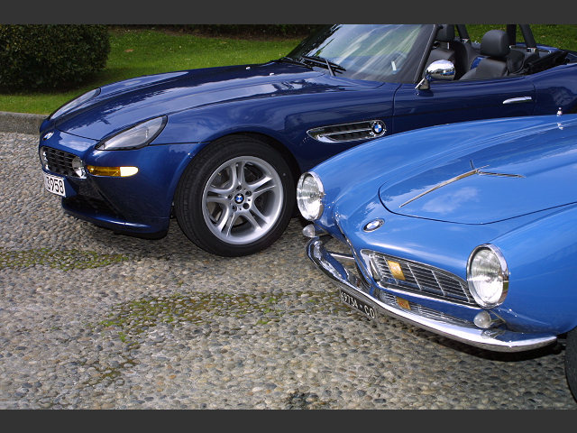 BMW 507 blue