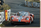 Le Mans 24 h 1965: Pedro Rodriguez and Nino Vaccarella finished 7th with the 365 P2 s/n 0838 of the N.A.R.T.