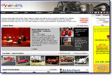anamera.com 's coverpage ... promoting Gooding & RM Auction,
