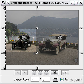 Crop your image on the place you need it !