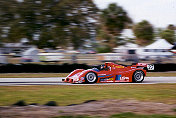 Wayne Taylor guiding 333 SP s/n 025 out of Big Bend during qualifying.