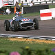 David Coulthard demonstrates Mercedes Benz W196