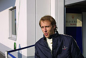 Luca Badoer driving a Maserati Trofeo