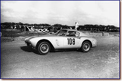 Airfield Schleissheim 1962: The German race ace Peter N&ouml;cker (1963 European Touring Car Champion) won with his 250 GT SWB s/n 1917GT