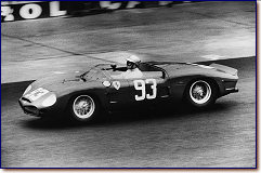 N&uuml;rburgring 1000 km 1962: The Rodriguez brothers, Pedro and Ricardo, drove Ferrari's first V8, the Dino 268SP s/n 0806 in it's debut race. The Mexicans retired, because Pedro spun into a ditch