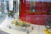 Part of window display in new Ferrari shop