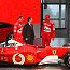 Rubens Barrichello, Jean Todt and Michael Schumacher