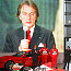 Luca di Montezemolo, Michael Schumacher, Rubens Barrichello and Jean Todt