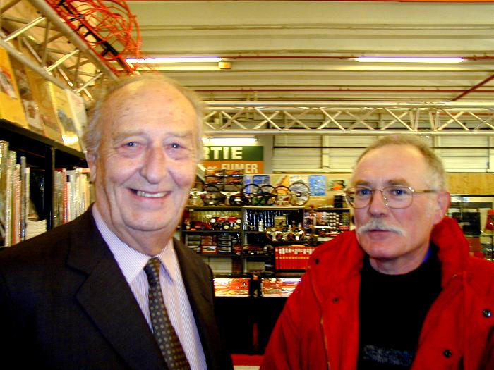 Jacques Swaters with Jean-Claude Garconnet