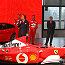 Luca di Montezemolo, Michael Schumacher, Rubens Barrichello and Jean Todt