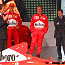 Luca di Montezemolo, Michael Schumacher, Rubens Barrichello and Jean Todt