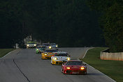 ALMS sports cars battle for position