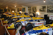 Part of the Williams F1 car display