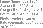 Image Name:  239 1954 Stanguellini 750 S s/n �� Stanguellini S. Minguzzi A. I
Event:  Mille Migli...