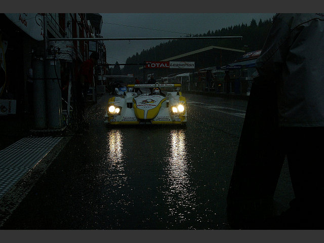 Typical Ardennes conditions greeted the Team Goh Audi and the rest of the competitors