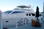 Ocean Reef Club on Key Largo, both yachts were brought by club member Jose Arana