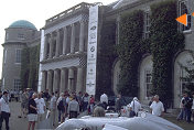Mercedes-Benz in front of Goodwood House