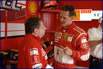 Jean Todt and Michael Schumacher