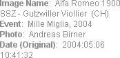 Image Name:  Alfa Romeo 1900 SSZ - Gutzwiller Viollier  (CH)
Event:  Mille Miglia, 2004
Photo:  A...