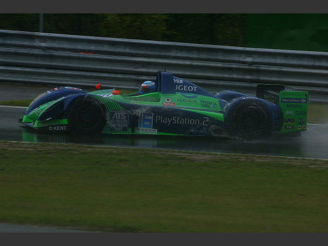 Second place overall for Pescarolo Sport of Franck Lagorce and Stephane Sarrazin