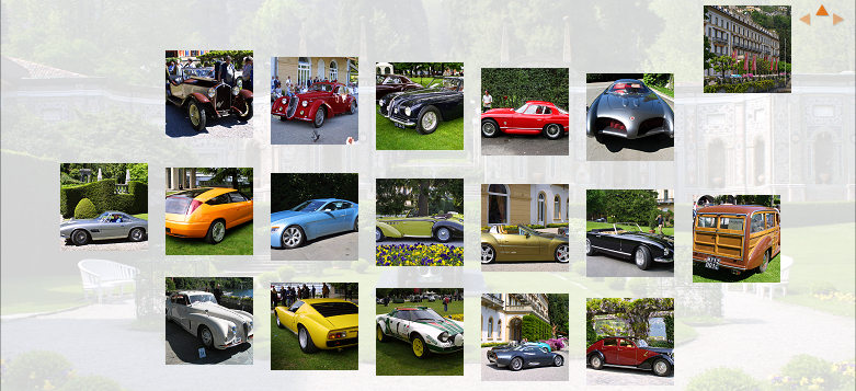 The garden of Hotel Villa d'Este