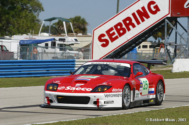 BCR 575 GTC s/n 2212 - finished 15th OA and 2nd in GTS driven by Thomas Biagi, John Bosch Danny Sullivan