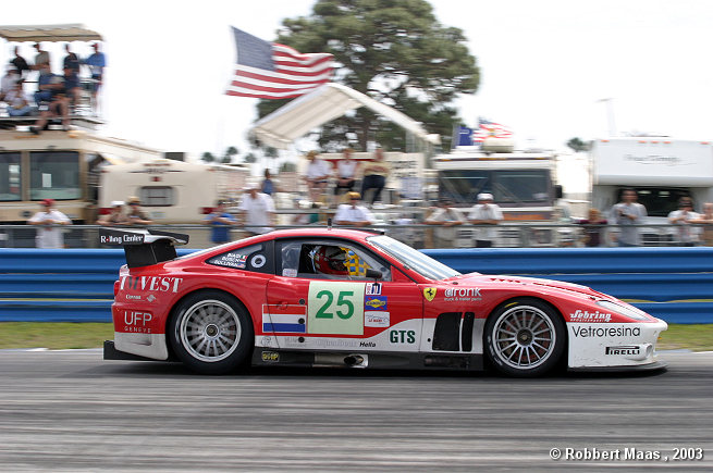 BCR 575 GTC s/n 2212 - finished 15th OA and 2nd in GTS driven by Thomas Biagi, John Bosch Danny Sullivan