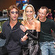 Jason Kay of Jamiroquai with model Lisa Butcher & Scott Henshall (fashion designer)