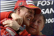 Michael Schumacher and Jean Todt