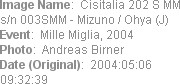 Image Name:  Cisitalia 202 S MM s/n 003SMM - Mizuno / Ohya (J) 
Event:  Mille Miglia, 2004
Photo:...