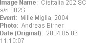 Image Name:  Cisitalia 202 SC s/n 002S
Event:  Mille Miglia, 2004
Photo:  Andreas Birner
Date (Or...