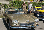 Stefan Dierkes (D) talking with John F. Bookout (USA), owner of the Maserati 5000 GTFrua Coupé 1962, s/n AM 103.048 (= .064)