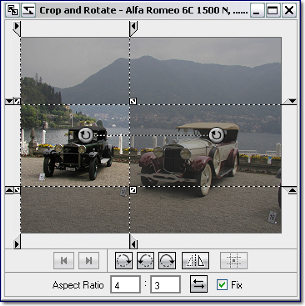 Crop your image on the place you need it !