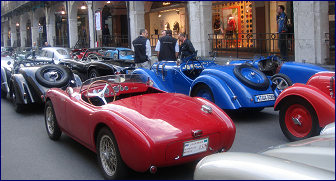 BMW 328 (red) 75 - 75 Boni Barziza BMW 328 1937 I  - 82 Von Bayern / Stenhammar BMW 328 (blue) 1937 D