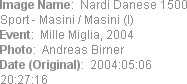 Image Name:  Nardi Danese 1500 Sport - Masini / Masini (I)
Event:  Mille Miglia, 2004
Photo:  And...