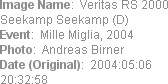 Image Name:  Veritas RS 2000 Seekamp Seekamp (D)
Event:  Mille Miglia, 2004
Photo:  Andreas Birne...