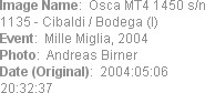 Image Name:  Osca MT4 1450 s/n 1135 - Cibaldi / Bodega (I)
Event:  Mille Miglia, 2004
Photo:  And...