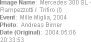 Image Name:  Mercedes 300 SL - Rampezzotti /  Trifiro (I)
Event:  Mille Miglia, 2004
Photo:  Andr...