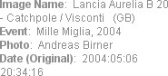 Image Name:  Lancia Aurelia B 20 - Catchpole / Visconti   (GB) 
Event:  Mille Miglia, 2004
Photo:...
