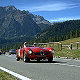 Alfa Romeo Disco Volante racing up to the Lago di Misurina