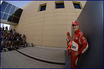 Michael Schumacher photoshoting