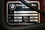 BMW 507 Series I s/n 70.018