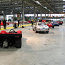 A nice display of various Ferrari competition models had been arranged
