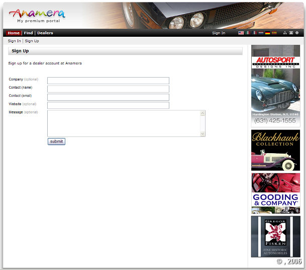 Sign up