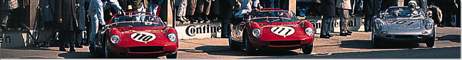 N&uuml;rburgring 1000 km 1963Confusion at the start but later, in the race fortune turned to the Scuderia Ferrari: The 250P No. 110 won with Surtees/ Mairesse, meanwhile No. 111, retired. Scarfiotti - co-driver was Michael Parkes - crashed at Aremberg. The cars were probably s/n 0812 (# 110) and s/n 0814 (# 111)