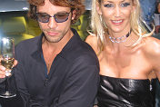 Jason Kay of Jamiroquai with model Lisa Butcher